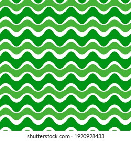 Colorful seamless pattern design for wallpaper, wrapping paper, fabric, backdrop and etc. Many shades of green for St.Patrick’s Day.
