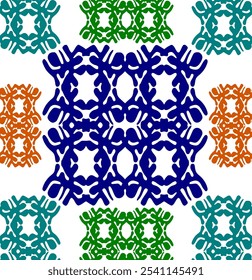 Colorful seamless pattern for fabric design purpose