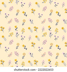 colorful seamless pattern. seamless floral pattern. floral pattern background. seamless floral illustration. seamless floral pattern for textile print