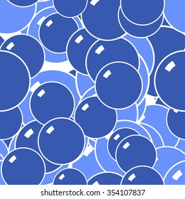 Colorful seamless pattern with funny bubbles. Vector abstract background.