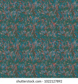Colorful seamless pattern with grass for background.