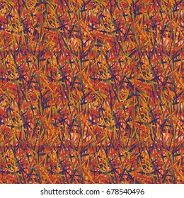 Colorful seamless pattern with grass for background.