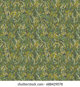 Colorful seamless pattern with grass for background.