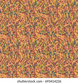 Colorful seamless pattern with grass for background.