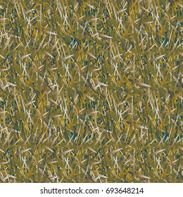 Colorful seamless pattern with grass for background.