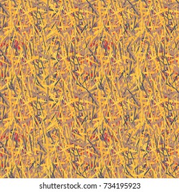 Colorful seamless pattern with grass for background.