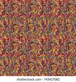 Colorful seamless pattern with grass for background.