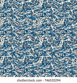 Colorful seamless pattern with grass for background.