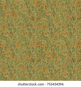 Colorful seamless pattern with grass for background.