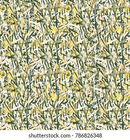 Colorful seamless pattern with grass for background.