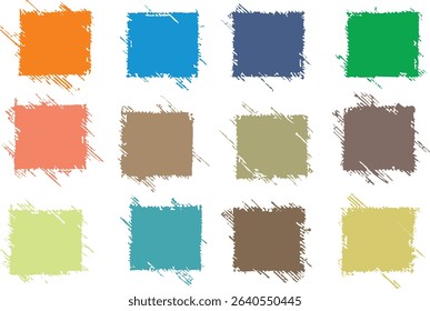 Colorful Seamless pattern with hand drawn scribble smears. Easy to reuse in poster, banner, flyer, sticker designing. EPS 10.