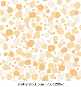 Colorful Seamless pattern with hand drawn dots 