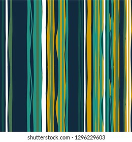 Colorful seamless pattern with lines. Decorative wallpaper, good for printing. Hand drawn overlapping background, texture, decor elements and shapes. Design backdrop vector. Art print