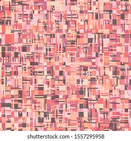 Colorful seamless pattern made on the basis of square blocks.