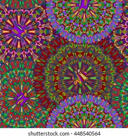 Colorful seamless pattern mandala, can be used for wallpaper, pattern fills, web page background, surface textures.