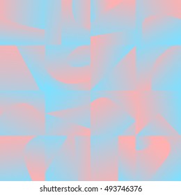 Colorful seamless pattern with mixed gradient blocks. Decorative background texture. Element of design.