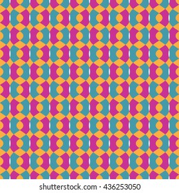 Colorful seamless pattern. Modern stylish geometric texture. 