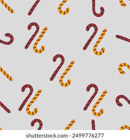 colorful seamless pattern with multi-colored candies, on a light background.	