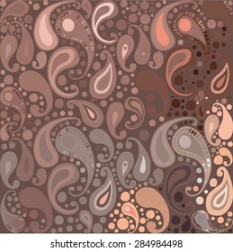 Colorful seamless pattern on the subject of Indian cucumber