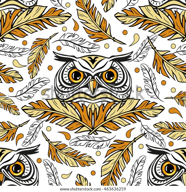 owl wrapping paper