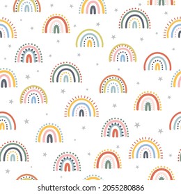colorful seamless pattern perfect for cute fabric design
