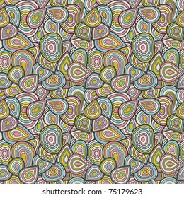 Colorful seamless pattern in pink