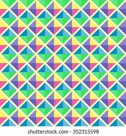 colorful seamless pattern. rhombus background