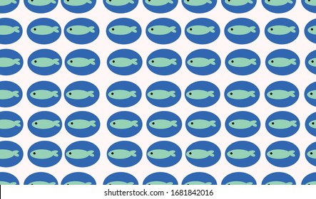 peces marinos de colores sin costura