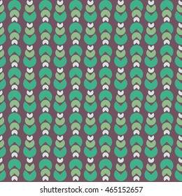 Colorful seamless pattern of a single element