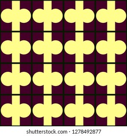 Colorful seamless pattern with squares and circles as a background - Eps10 vector graphics and illustration