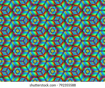 Colorful seamless pattern in a stylish design