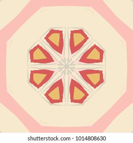 Colorful seamless pattern, symmetric grunge background. Abstract hand drawn modern art, digital brushstrokes painted texture. Freehand contemporary artwork for fabric, paper print. Vector illustration
