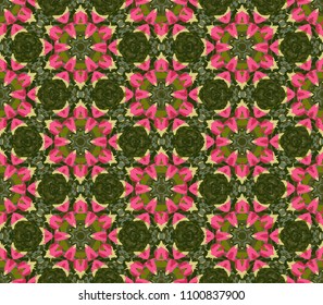 Colorful Seamless Pattern. Tile For Background, Banner, Textile, Screen, Wrapping, Print, Fabric. Abstract Painted Pattern Tile