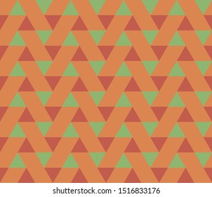 Colorful seamless pattern with triangles. Low poly geometric background.