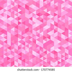 Colorful seamless pattern with triangles. Vector illustration