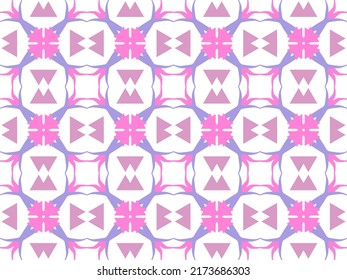 Colorful Seamless Pattern with Tribal Shape. Designed in Ikat, Aztec, Folklore, and Arabic Style. Ideal for Fabric Garment, Ceramics, Wallpaper. Vector Illustration.