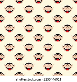 Colorful seamless pattern of vampire for fabric, textile, wrappers and other various surfaces 