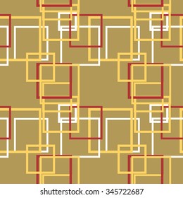 Colorful seamless pattern. Vector abstract geometric background with squares. 