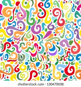 Colorful seamless pattern. Vector illustration.