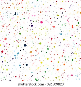 Colorful seamless pattern. Vector stains, blots, splashes. Jpeg version also available in gallery