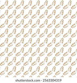 Colorful seamless pattern with yellow leaves Vector elegant floral background for fabric