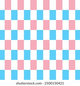 Colorful seamless pattern.Abstract repeat pattern in blue pink white.Vector graphic background.	