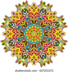  Colorful seamless pattern.Islam, Arabic, Indian, ottoman motifs. Colorful seamless pattern.