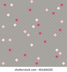 Colorful seamless pixel patterns. Print. Cloth design, wallpaper.