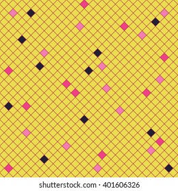 Colorful seamless pixel patterns. Print. Cloth design, wallpaper.