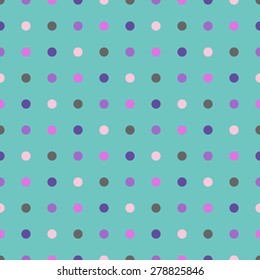 colorful seamless Polka dot pattern background