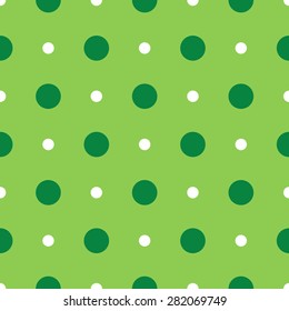 colorful seamless Polka dot pattern background