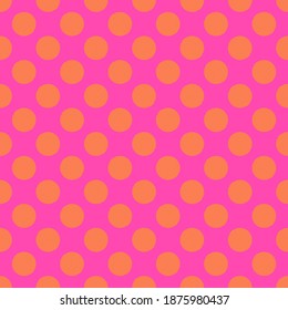 Colorful seamless polka dots for decorating wallpaper, fabric, backdrop and etc.