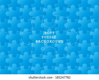 Colorful seamless puzzle geometric soft background. Vector graphic illustration template.