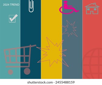 Colorful seamless repeating pattern for fabric, wallpaper and could be used as a digital background. Creative illustration.